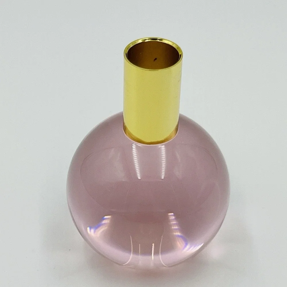 Gift Company‎ Dioptrics Pink Crystal Orb Taper Candle Holder Germany Designer